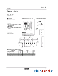 Datasheet CDZ10B manufacturer Rohm